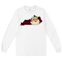White Kentucky Santa Ho Ho Long Sleeve Tee - Bettercallsaul