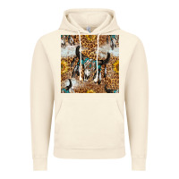 Vintage Artic Western Bull Skull And Sunflowers With Leopard Seamless Pattern Vintage Hoodie - BundleAndBundleShop