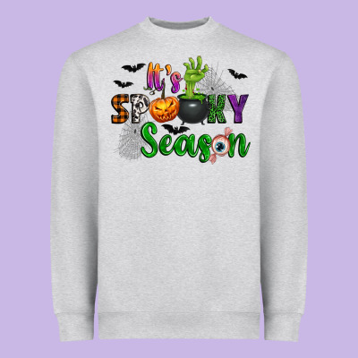 It's Spooky Season Heavyweight Sweatshirt Designed By Texasbilliewilder
