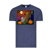 Vintage Denim headstone and coffin mousepad Vintage Tee - BundleAndBundleShop