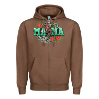Chestnut Mama rock lightning bolt Mother's Day Zipper Hoodie - CowGirlArtShop