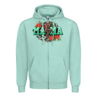 Seafoam Mama rock lightning bolt Mother's Day Zipper Hoodie - CowGirlArtShop