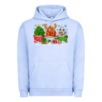 Pigment Grape Ice festive christmas cupcakes Urban Hoodie - CowhideDigitalArt