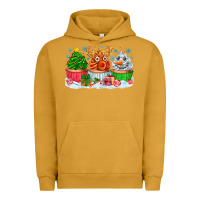 Pigment Peanut Butter festive christmas cupcakes Urban Hoodie - CowhideDigitalArt