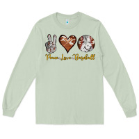Matcha peace love baseball Long Sleeve Tee - RanaPortraitStore