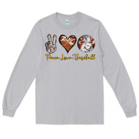 Moon Dust peace love baseball Long Sleeve Tee - RanaPortraitStore