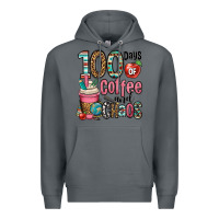 Rock hundred days of coffee and chaos Premium Hoodie - OliviaCreatesArt