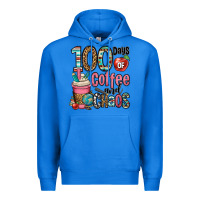 True Royal hundred days of coffee and chaos Premium Hoodie - OliviaCreatesArt