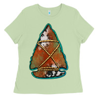 Matcha cowhide rusty arrowhead Ladies Tee - Jasminsmagicworld