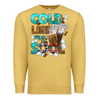 Antique Gold cold like my soul coffee cups bbs Premium Sweatshirt - BundleAndBundleShop