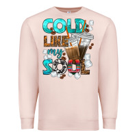Pale Pink cold like my soul coffee cups bbs Premium Sweatshirt - BundleAndBundleShop