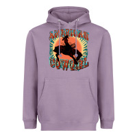 Lavender American cowgirl 4th of july Heavyweight Hoodie - FaDigitalArtStudio