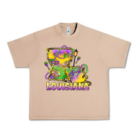 Burro louisiana mardi gras state map Urban Heavy Tee - LillyAllenDesigns