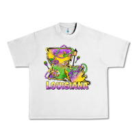 Lunar Rock louisiana mardi gras state map Urban Heavy Tee - LillyAllenDesigns