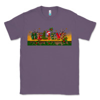Lavender christmas believe Classic Tee - BundleAndBundleShop