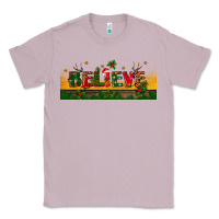 Lilac christmas believe Classic Tee - BundleAndBundleShop