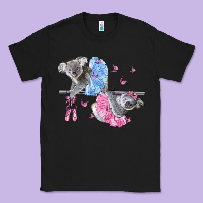 Koalas With Tutu Classic Tee Designed By Lillyallendesigns