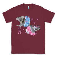 Burgundy Koalas With Tutu Classic Tee - LillyAllenDesigns