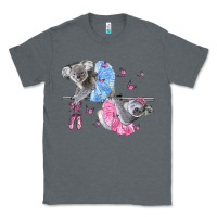 Charcoal Heather Koalas With Tutu Classic Tee - LillyAllenDesigns