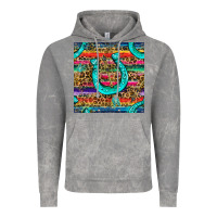Cloud Rock Western Horseshoe And Arrow With Leopard And Serape Seamless Pattern Vintage Hoodie - BundleAndBundleShop