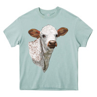 Arona Texas Longhorn Calf Face Heavy Core Tee - LillyAllenDesigns