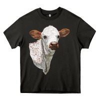Asphalt Texas Longhorn Calf Face Heavy Core Tee - LillyAllenDesigns