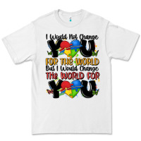 White ı would not change you autism Premium Tee - MaliasSmallBusiness