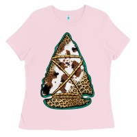 Cowhide Leopard Arrowhead Ladies Tee | Teevron