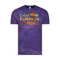 Cloud Purple cutest pumpkin in the patch Vintage Tee - BundleAndBundleShop