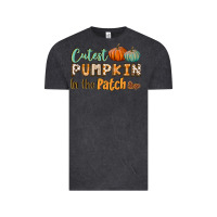 Vintage Black cutest pumpkin in the patch Vintage Tee - BundleAndBundleShop