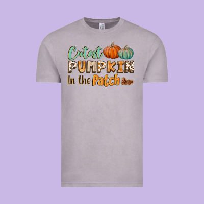 Cutest Pumpkin In The Patch Vintage Tee Designed By Bundleandbundleshop