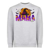 Heather Grey Halloween Mama Heavyweight Sweatshirt - texasbilliewilder