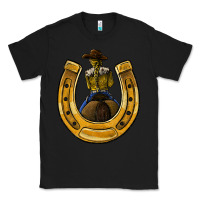 Black horseshoe and cowgirl Classic Tee - JahusDesignShop