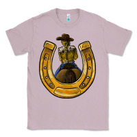 Lilac horseshoe and cowgirl Classic Tee - JahusDesignShop