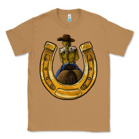 Toasted Coconut horseshoe and cowgirl Classic Tee - JahusDesignShop