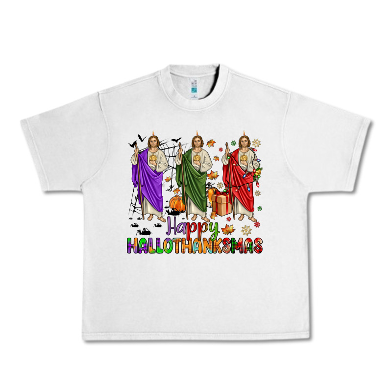 San Judas Happy  Hallothanksmas Urban Heavy Tee by JahusDesignShop | Teevron