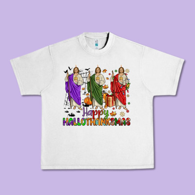 San Judas Happy  Hallothanksmas Urban Heavy Tee Designed By Jahusdesignshop