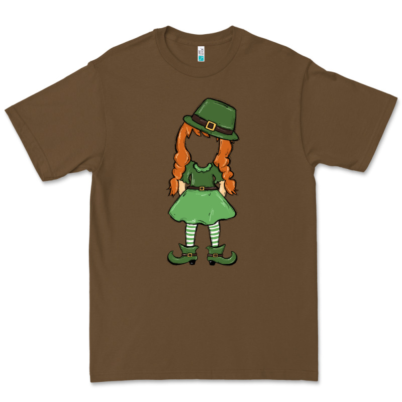 Leprechaun Girl Faceless Premium Tee by MaliasSmallBusiness | Teevron