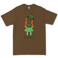 Cacao leprechaun girl faceless Premium Tee - MaliasSmallBusiness