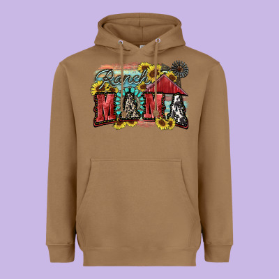 Ranch Mama Motthaer's Day Heavyweight Hoodie Designed By Fadigitalartstudio