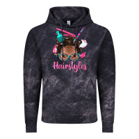Cloud Black Afro Bantu Knots Hairstyles Messy Bun With Clasp Bbs Vintage Hoodie - BundleAndBundleShop