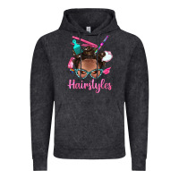 Afro Bantu Knots Hairstyles Messy Bun With Clasp Bbs Vintage Hoodie | Teevron