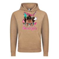 Vintage Coffee Afro Bantu Knots Hairstyles Messy Bun With Clasp Bbs Vintage Hoodie - BundleAndBundleShop