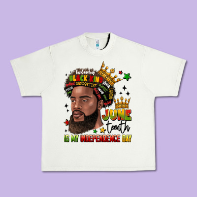 Juneteenth Is My Independence Day Urban Heavy Tee Designed By Lillyallendesigns