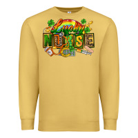 Antique Gold lucky nurse  St. Patricks Day Premium Sweatshirt - FaDigitalArtStudio