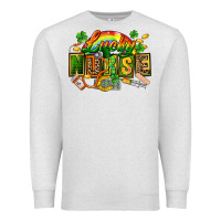 Oatmeal Heather lucky nurse  St. Patricks Day Premium Sweatshirt - FaDigitalArtStudio