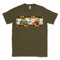 Army Green football dad Classic Tee - BundleAndBundleShop
