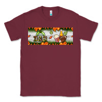 Burgundy football dad Classic Tee - BundleAndBundleShop