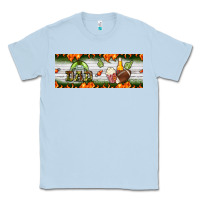 Dusty Blue football dad Classic Tee - BundleAndBundleShop