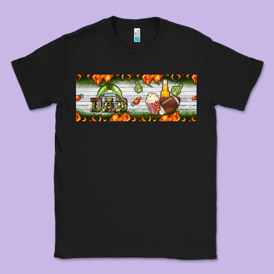 Football Dad Classic Tee Designed By Bundleandbundleshop